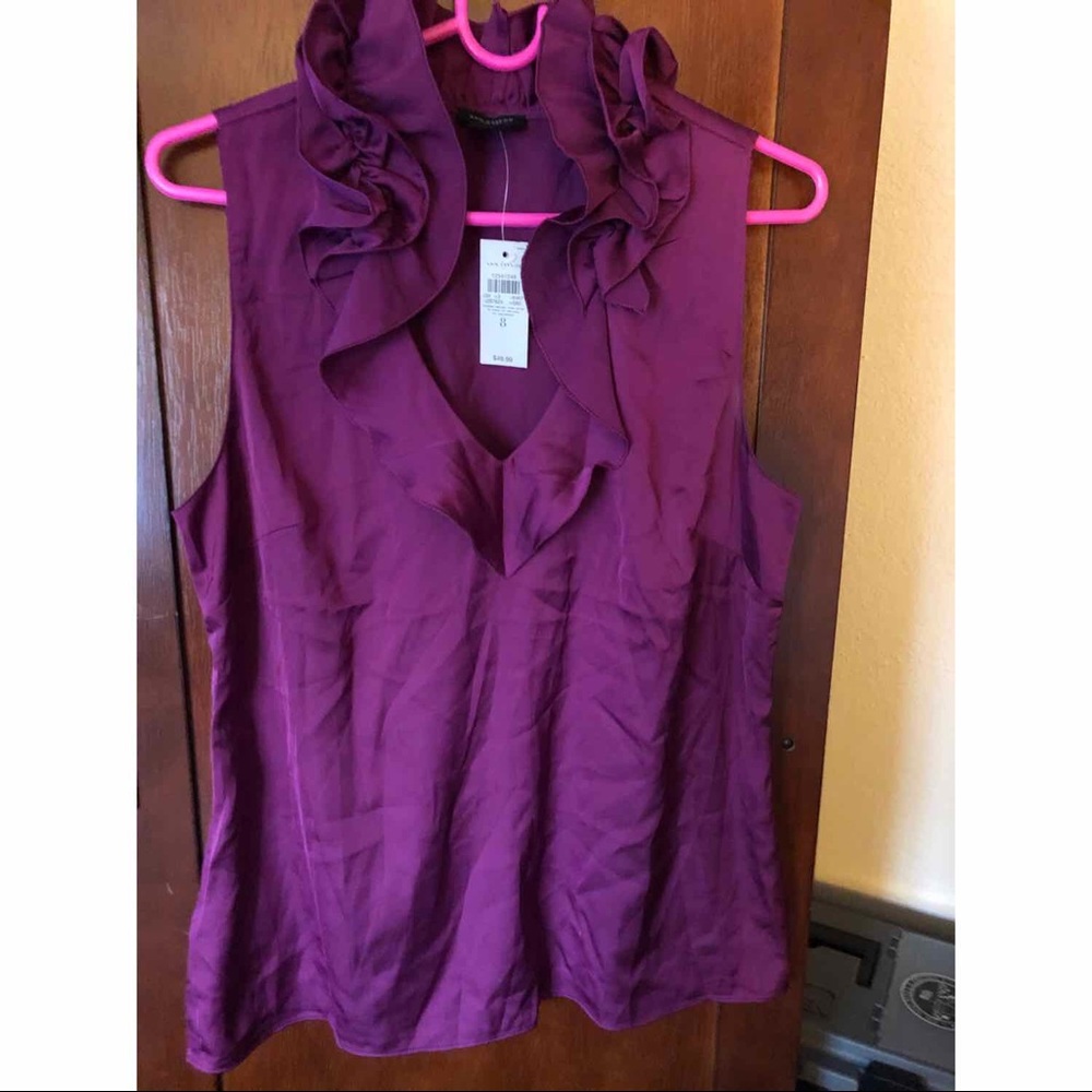 Plum-Purple Blouse👩🏽‍🏫👜